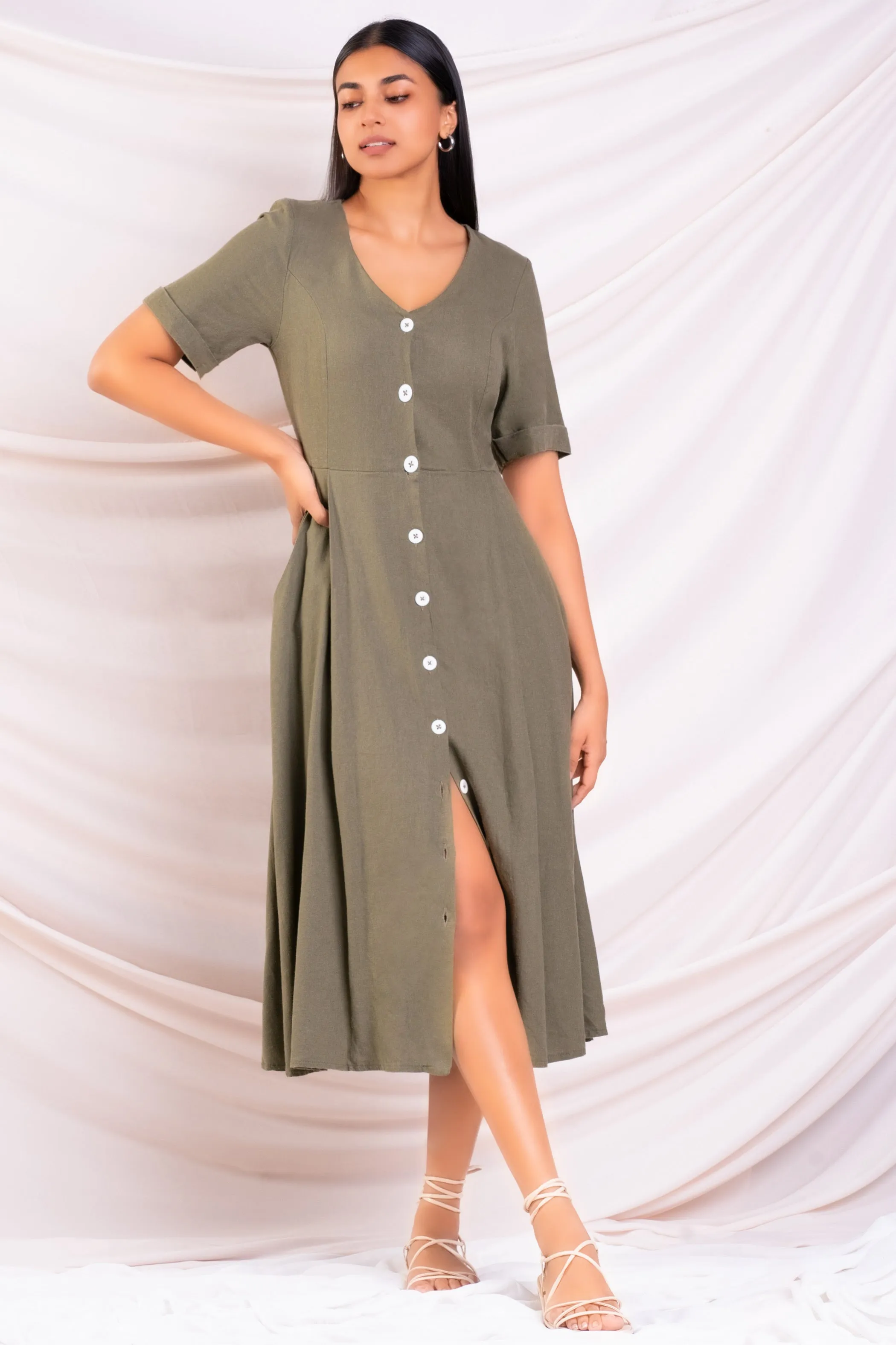 Green Midi Dress