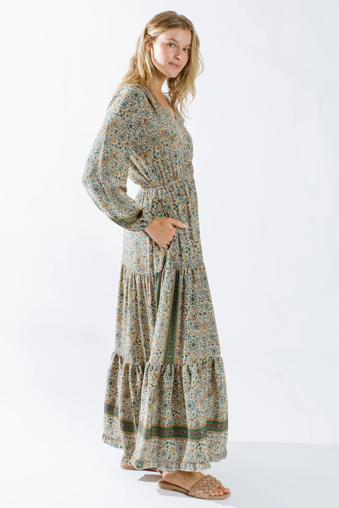 Moulika L/S Maxi Dress