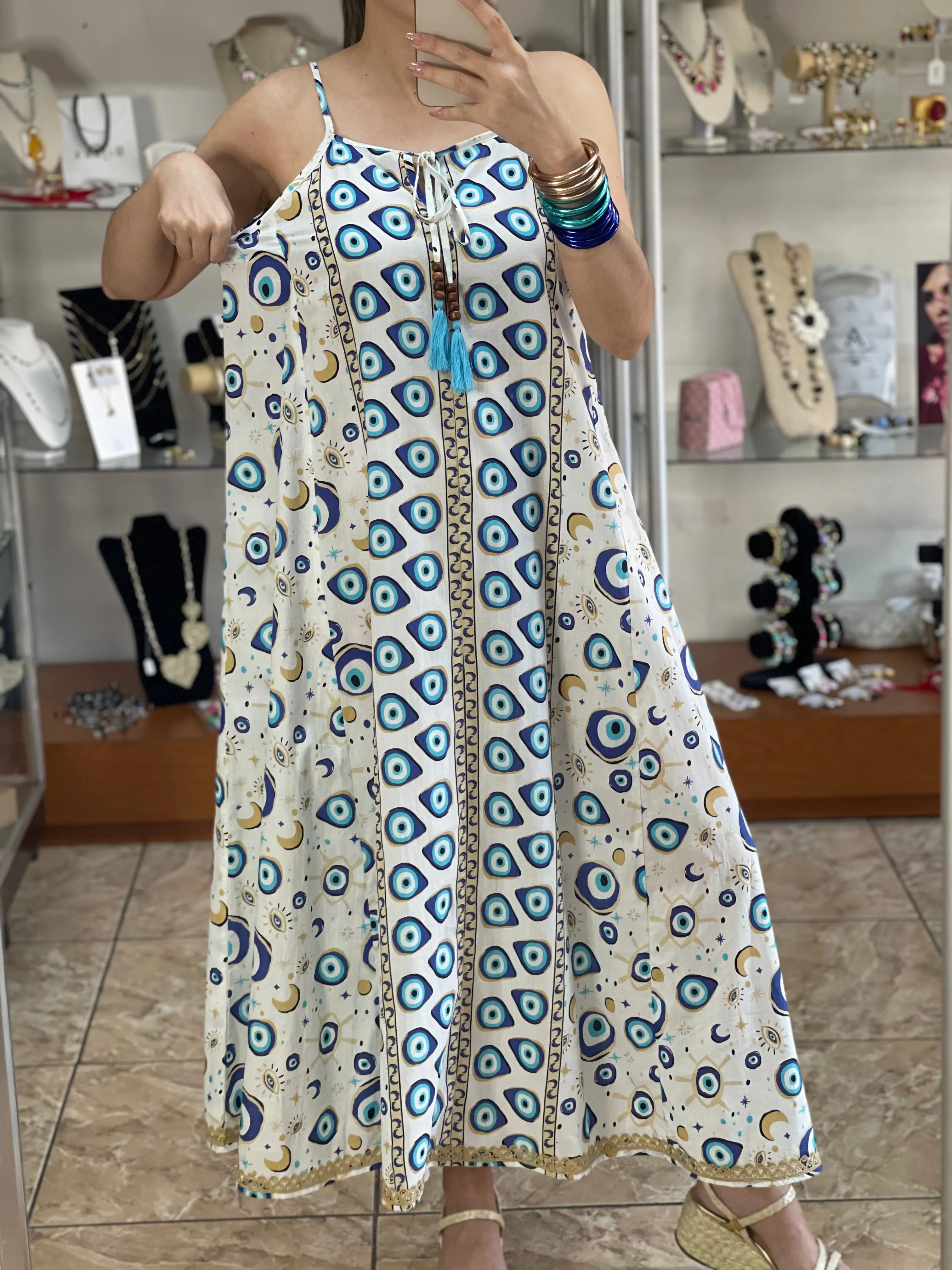 Turkish Eye Maxi Dress