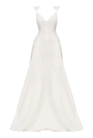 Vola White Maxi Dress